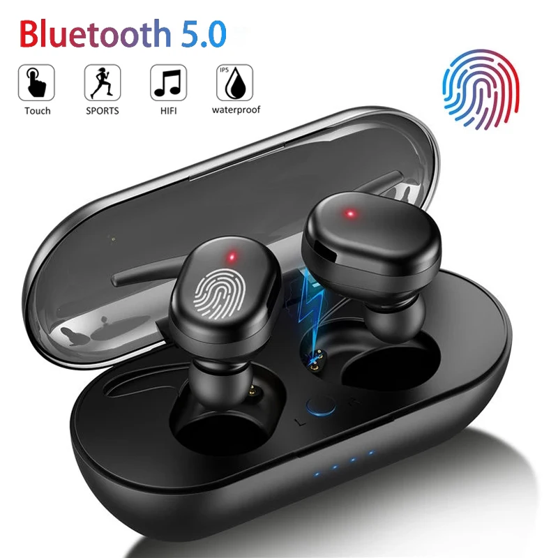 

TWS-стереонаушники Y30 с поддержкой Bluetooth и защитой от шума