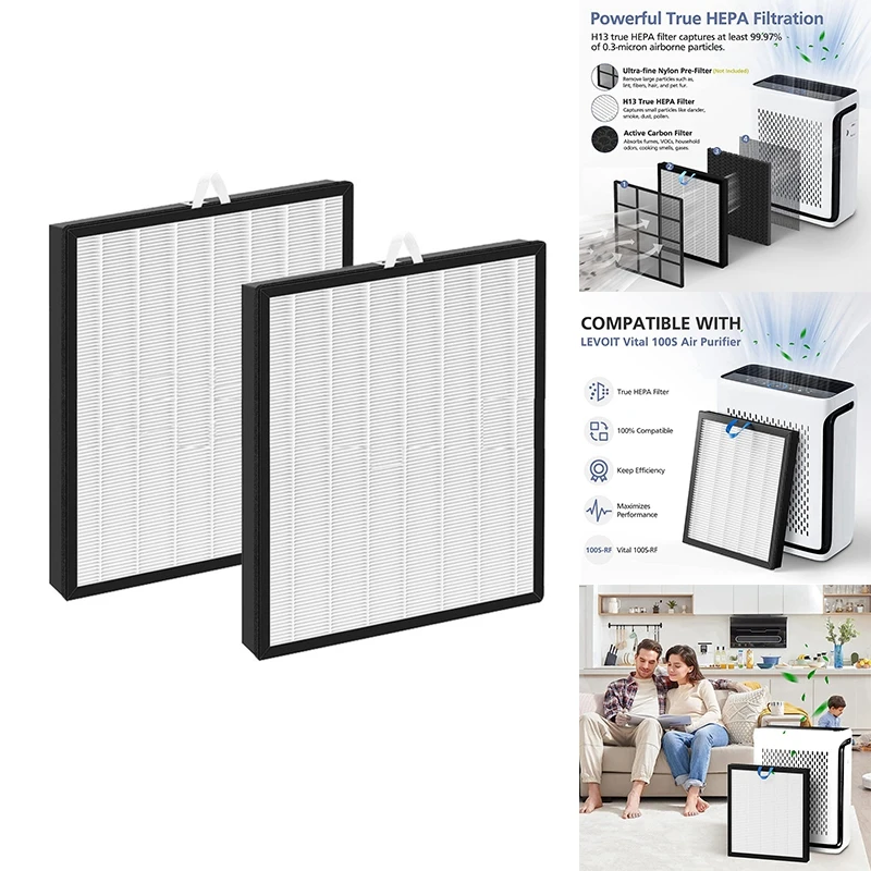 Hepa-фильтр для очистителя воздуха LEVOIT Vital 100S высокоэффективный предварительный
