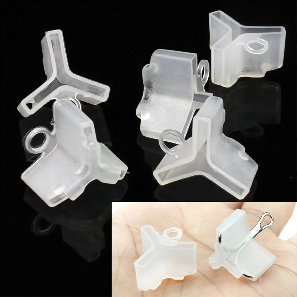 

50pcs Fishing Treble Hooks Case Safety Covers Bonnets Fishhook Treble Cover Safety Holder Fishing Pesca Iscas Tackle Accessory