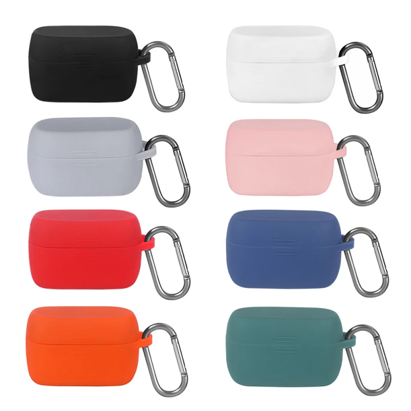 

With Anti-loss Hook Headset Case Soft Earphone Cover Durable Dustproof Earphone Storage Case Headphone Accessories Shockproof