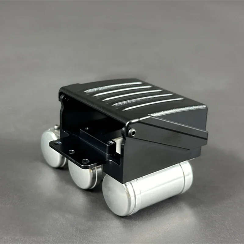 Имитация металлического черного аккумуляторного ящика для радиоуправляемого