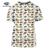 sonspee anime fashion mens t shirt 3d all over printed amphibian golden toad clothes top summer harajuku casual unisex t shirt