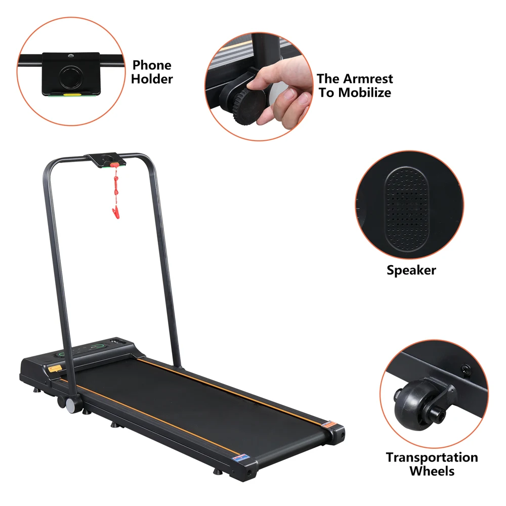 

Tapis de course pliable, avec écran LCD, 1-6 Km/h, 735W