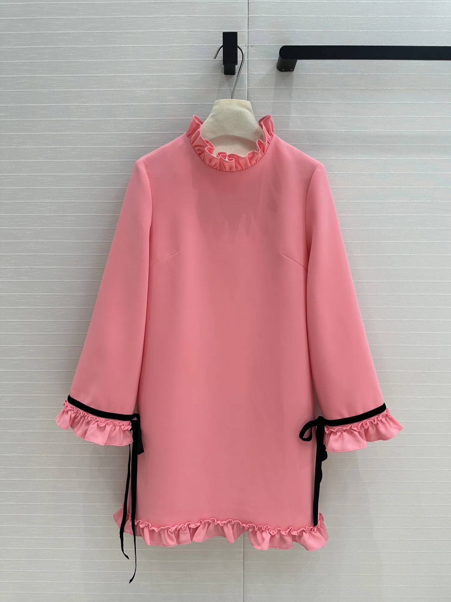 2024 зимняя новая женская одежда бархатный бант кружевное украшение в виде гриба