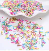 30g long cylindrical slices sprinkles cake decoration for diy fake candy dessert toys fluffy slimes supplies mud clay charms