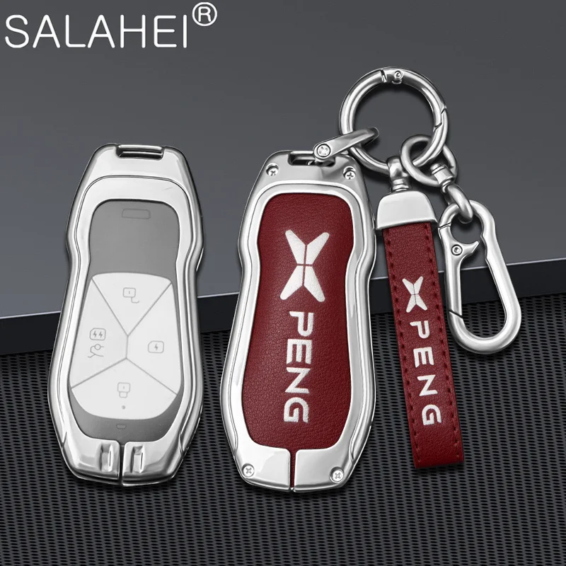

4 Buttons Car Smart Remote Key Case Full Cover Keychian Protection Shell Holder For Xpeng Xiaopeng P5 P7 G9 G3i Auto Accessories