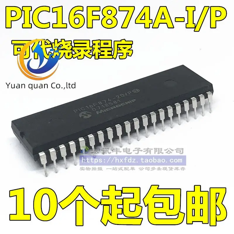

Оригинальный Новый PIC16F874A PIC16F874A-I/P микроконтроллер DIP-40, 2 шт.