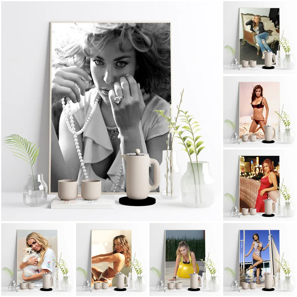 Черная кошка японское аниме художественный постер манга холст живопись