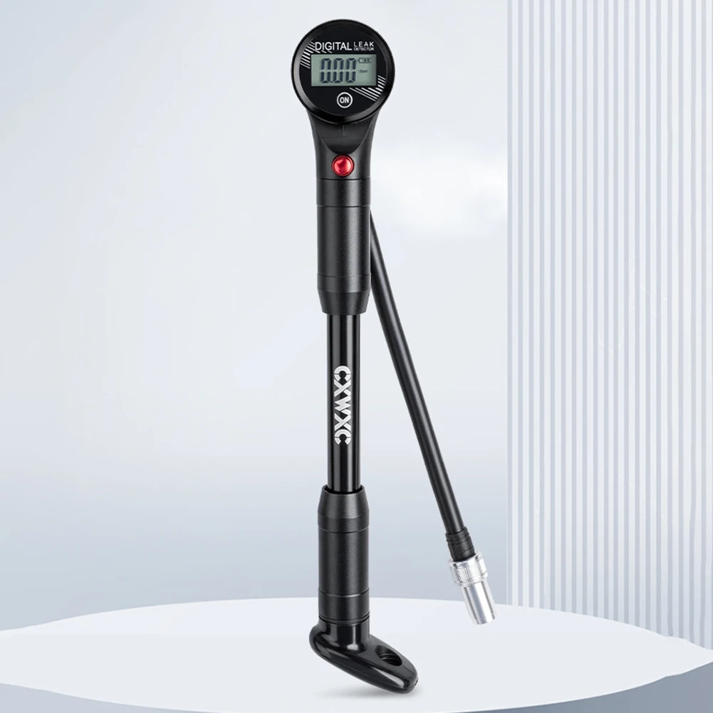 

Brand New Bike Pump Pump 1pc 280mm 320Psi Aluminum Alloy Bike Accessories Digital Display Rear Shock Pump MTB Bike