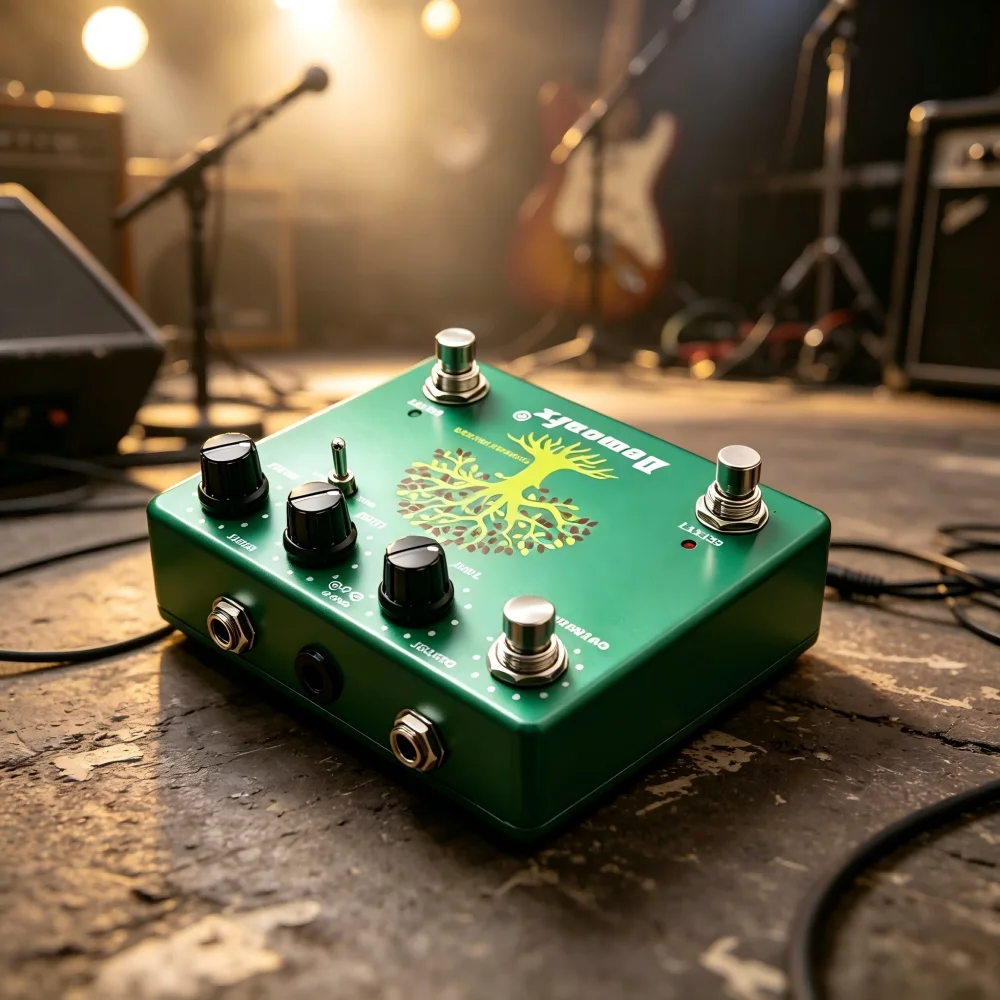 Педаль эффектов для гитары Demonfx DF8 Deluxe Tube Drive TS808 Booster в одном корпусе, винтажный звук, овердрайв, эффекты для электрогитары (art.: 3920dca09b269) - 3920dca09b269