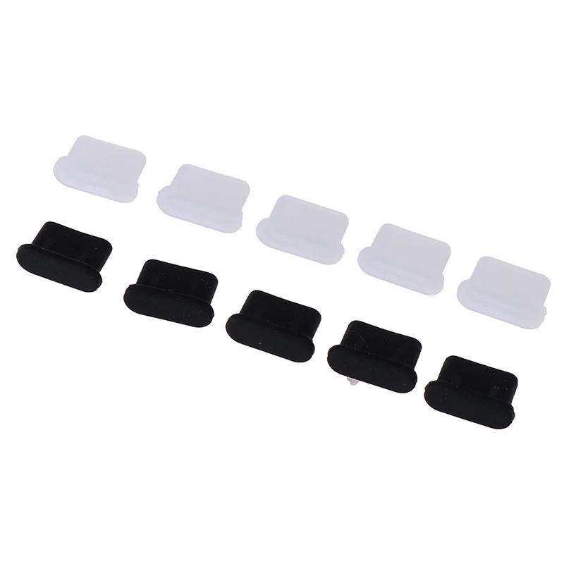 5pcs Dustproof Cover Cap Jack Charger Plug USB Type-C Port Anti-dust For Mobile Phone | Мобильные телефоны и аксессуары