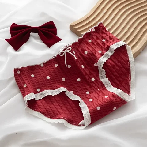 Cotton Panties Female Underpants Fashion Bow Breathable Panties Mid Waist Lovely Girl Lingerie Panties Lenceria Underwear M-XL Cotton Panties Female Underpants Fashion Bow Breathable Panties Mid Waist Lovely Girl Lingerie Panties Lenceria Underwear M-XL