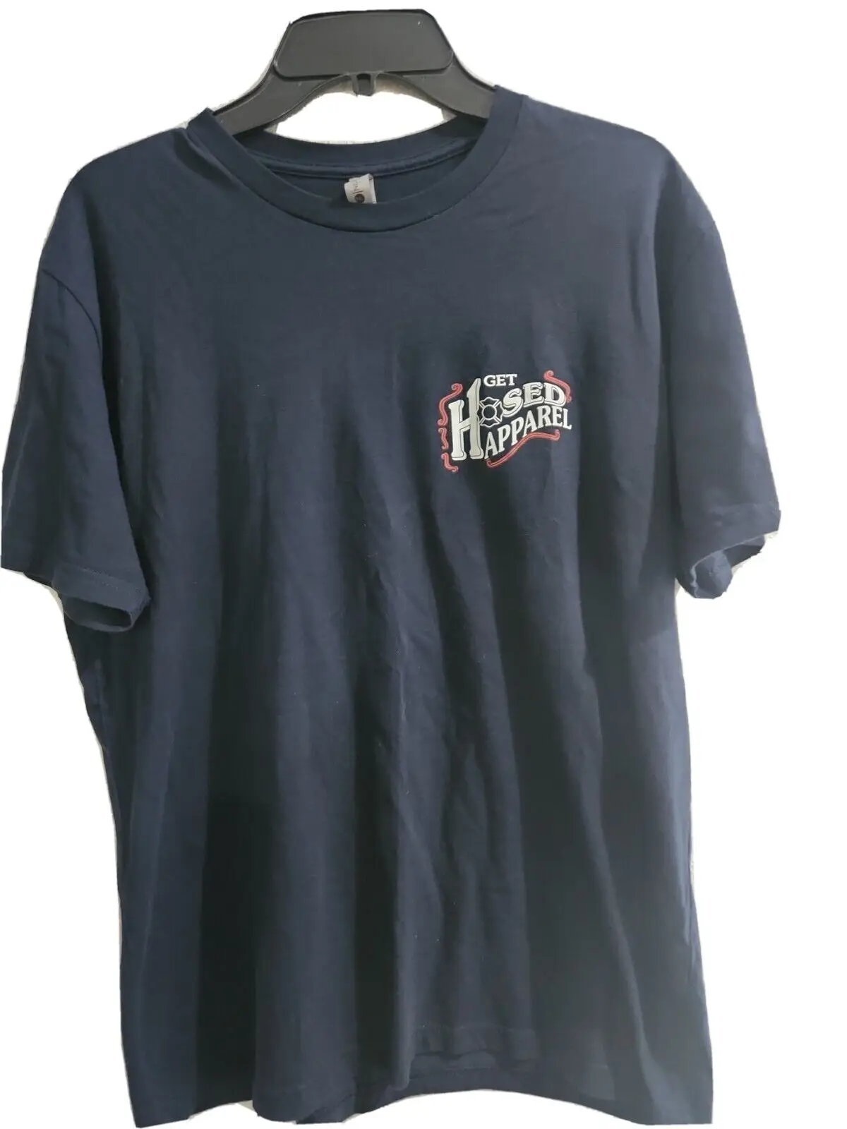 Мужская футболка с американским флагом и черепом пожарного, большие размеры