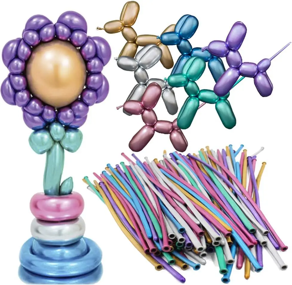 30/20/10 шт. металлические длинные воздушные шары