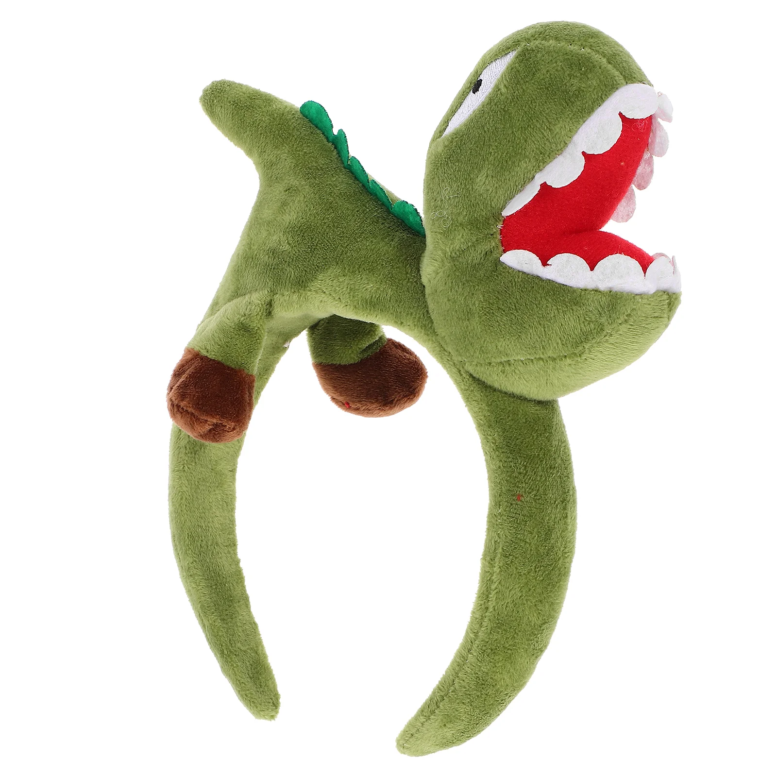 Детская пластиковая повязка на голову в форме динозавра