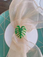 napkin food deco model cloth meal ring room green restaurant leaf