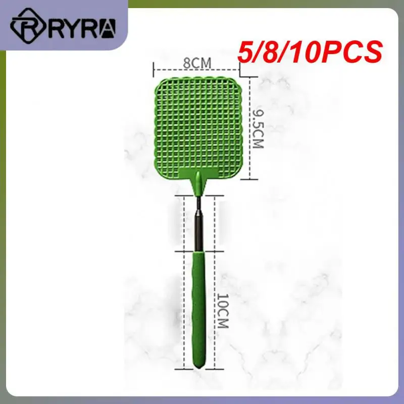 5/8/10PCS Home Long Handle Fly Swatters Creative Flyswatter Adjustable Flapper Insect Killer Telescopic