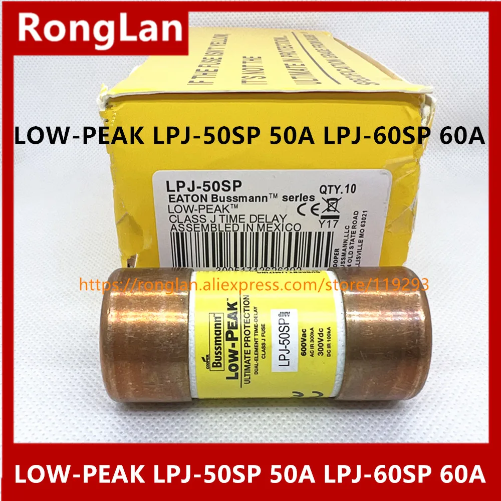 

[SA]US imports fuse LOW-PEAK fuse BUSSMANN LPJ-50SP 50A LPJ-60SP 60A 600V--10PCS/LOT
