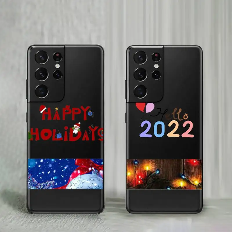 

Stylish and warm Christmas Phone Case For Samsung A32 A51 A52 A71 A72 A50 A12 A21S A S note 20 S21 10 Plus Fe Ultra