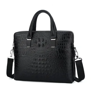 yusnhi mens bag 2022 fashion new business handbag shoulder document computer bag free global shipping