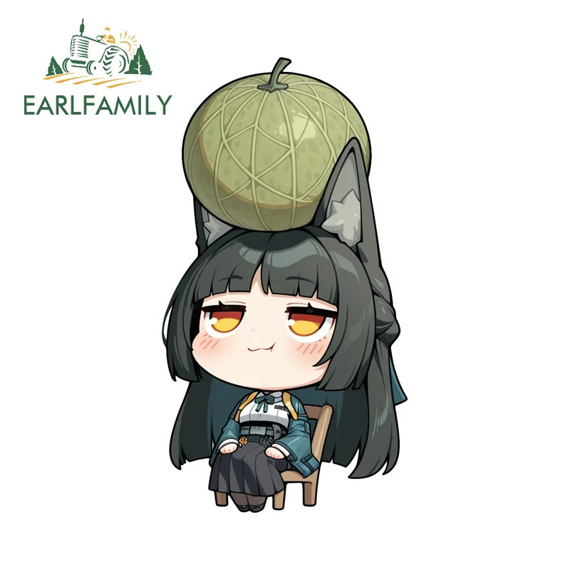 

EARLFAMILY Miyabi Zenless Zone Zero супер милые автомобильные наклейки высокого качества графическая наклейка на автофургон красивые DIY JDM ATV автомобильные аксессуары