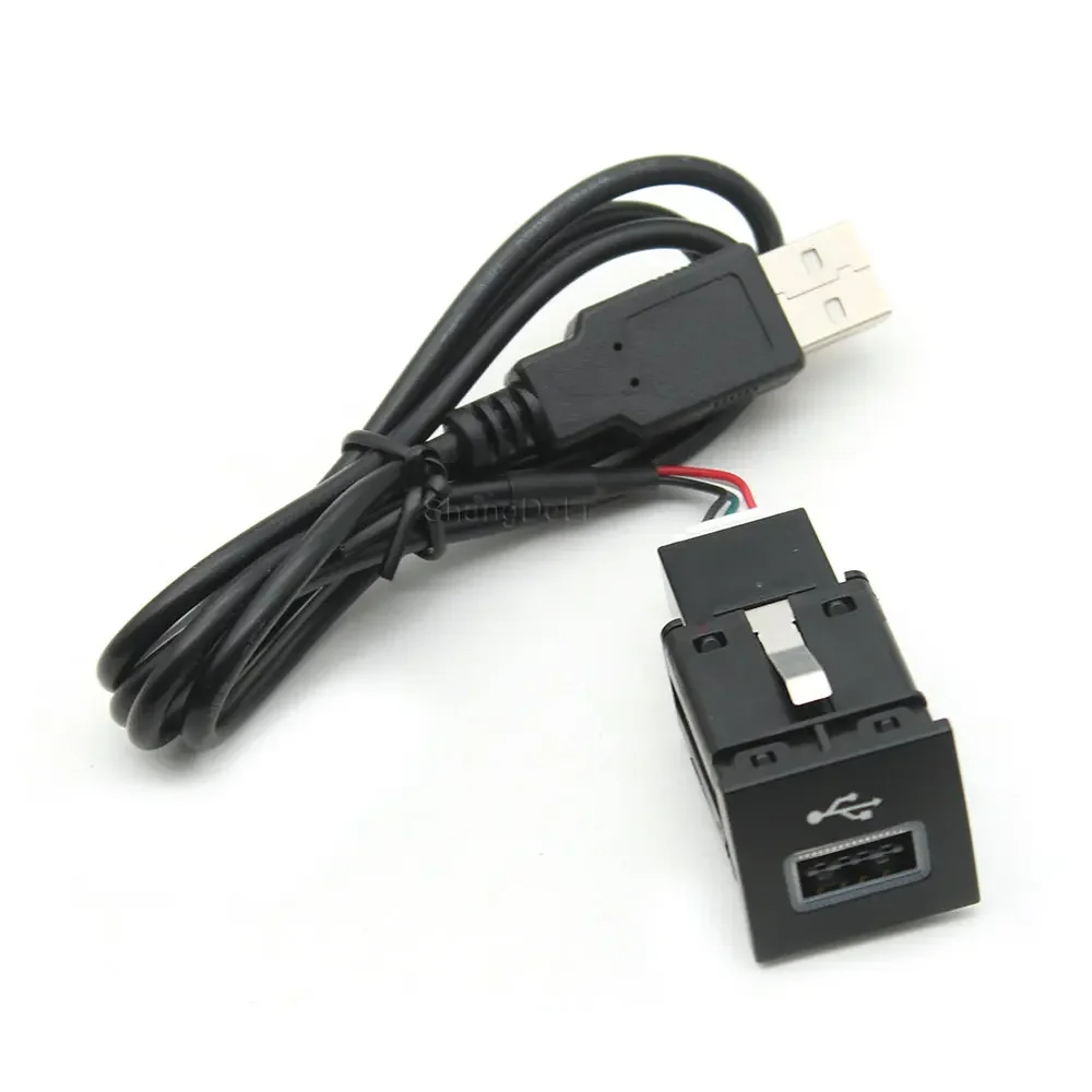 Автомобильный USB-вход адаптер аудио радио u-диск флэш-разъем интерфейсный кабель