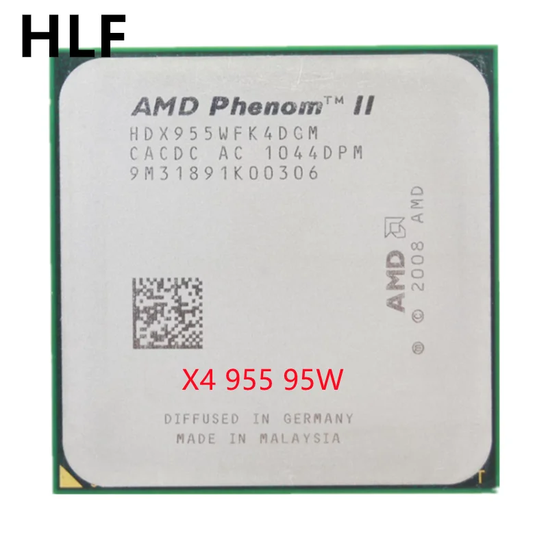 AMD Phenom II X4 955 3.2 GHz 95w Quad-Core CPU Processor HDX955WFK4DGM/HDX955WFK4DGI Socket AM3