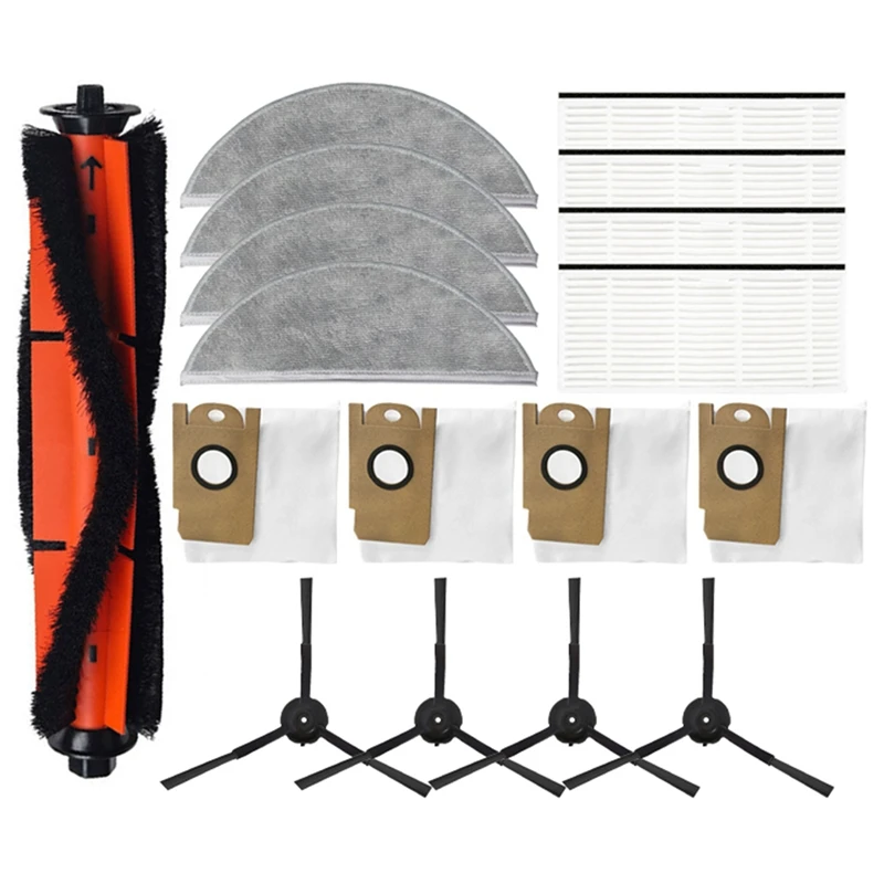 

Top Deals Mop Cloth Dust Bag Rolling Main Brushes Side Brush For Lydsto R1 Robot Vacuum Cleaner HEPA Filters Mops Rag Cloths