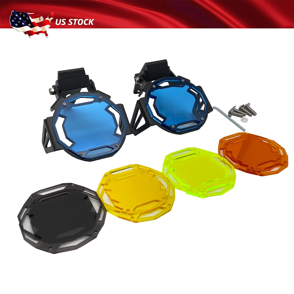 

R1200GS R1250GS Headlight Fog Turn Signal Light Guard Motorcycle Head Front Rear Lamp Protection Cover For BMW R 1200GS 1250GS