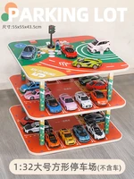 diorama 124 garage model cars toy storage for display kids toy furniture for room storage organizer shelf gifts for children