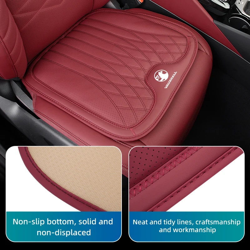 Car Seat Cushion Protector Leather Booster Anti-Slip For Vauxhall VXR Astra GTC Tigra Zafira Vectra Signum Meriva Corsa