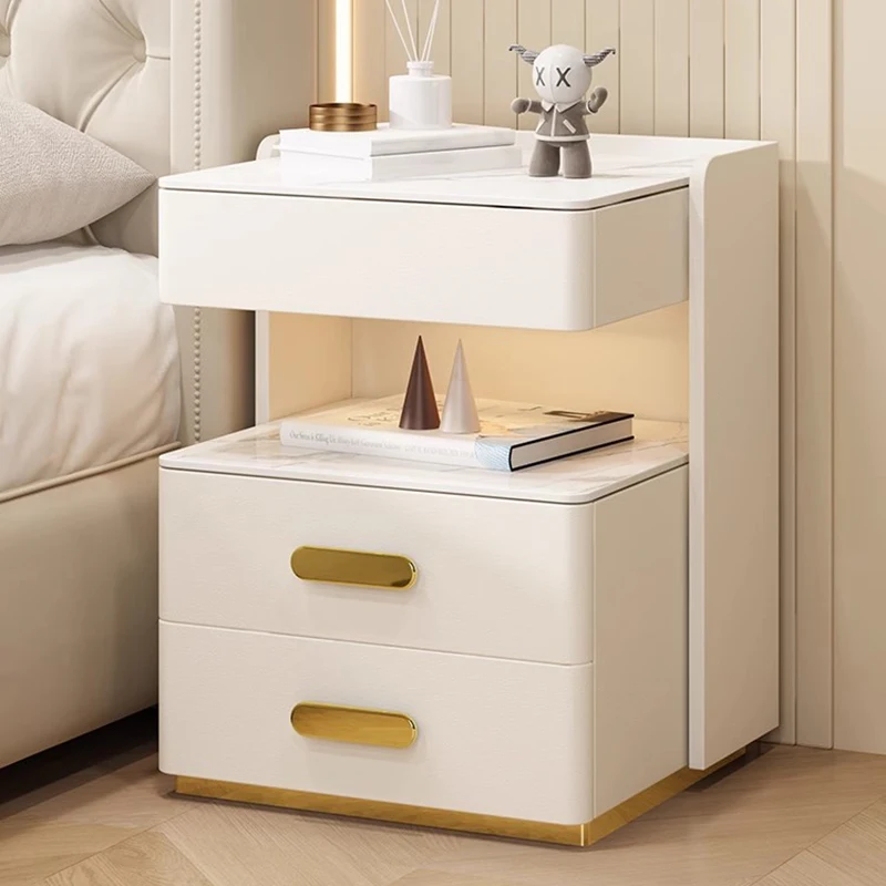 Современные деревянные тумбочки скандинавские мобильные роскошные креативные