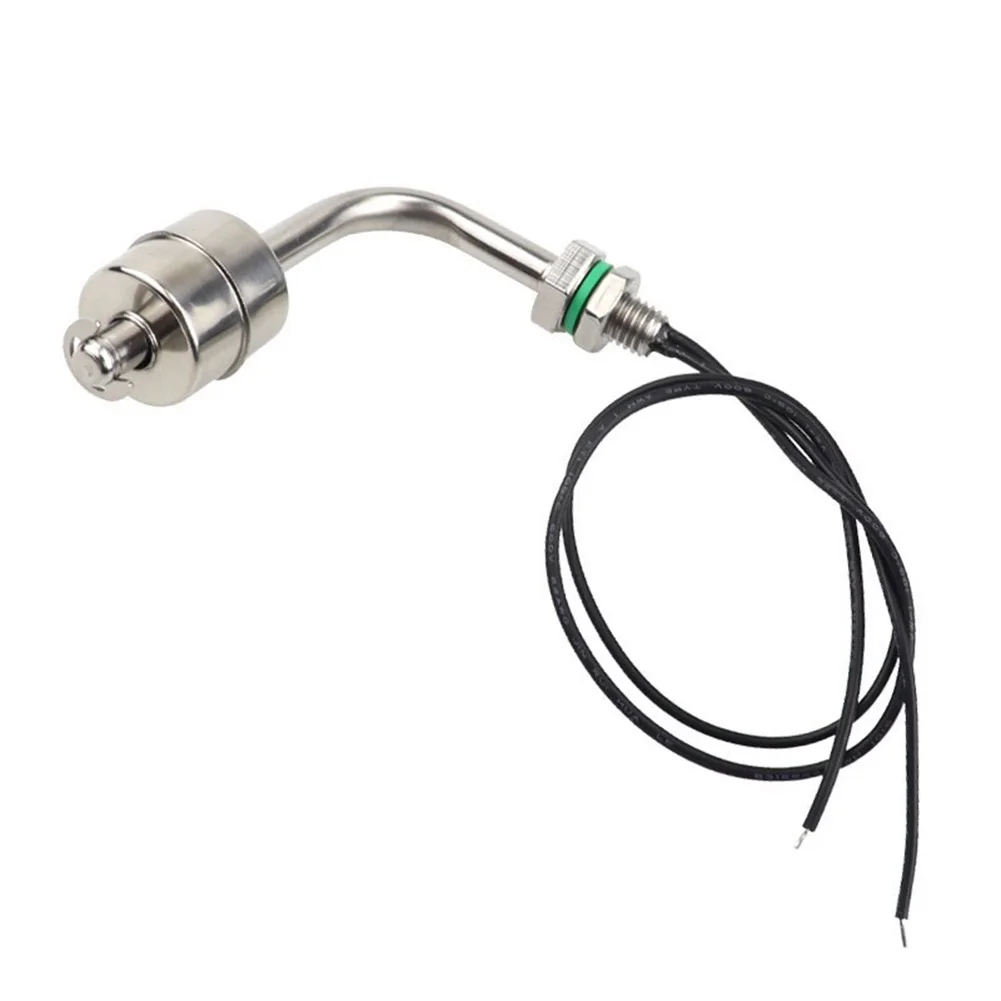 

Right Angle Water Level Sensor Float Switch Liquid Level Switch 10W Stainless Steel Float Switch Tank Pool Flow Sensors Switch