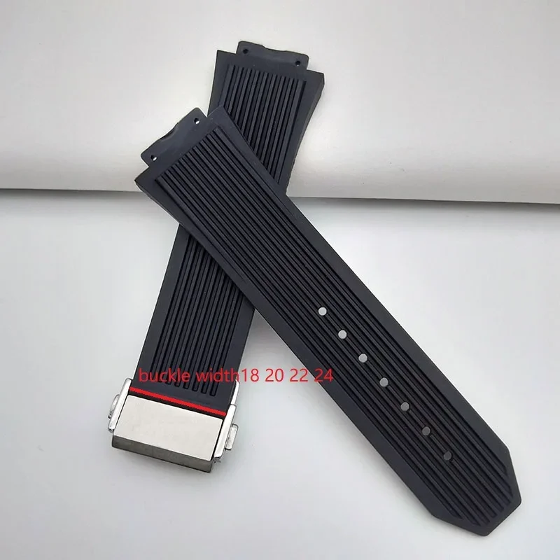 Фото Аксессуары для часов, пряжка для часов HUBLOT Hengbao HB Yubo, классическая пряжка для часов с большой челкой, 18 мм, 20 мм, 22 мм №2