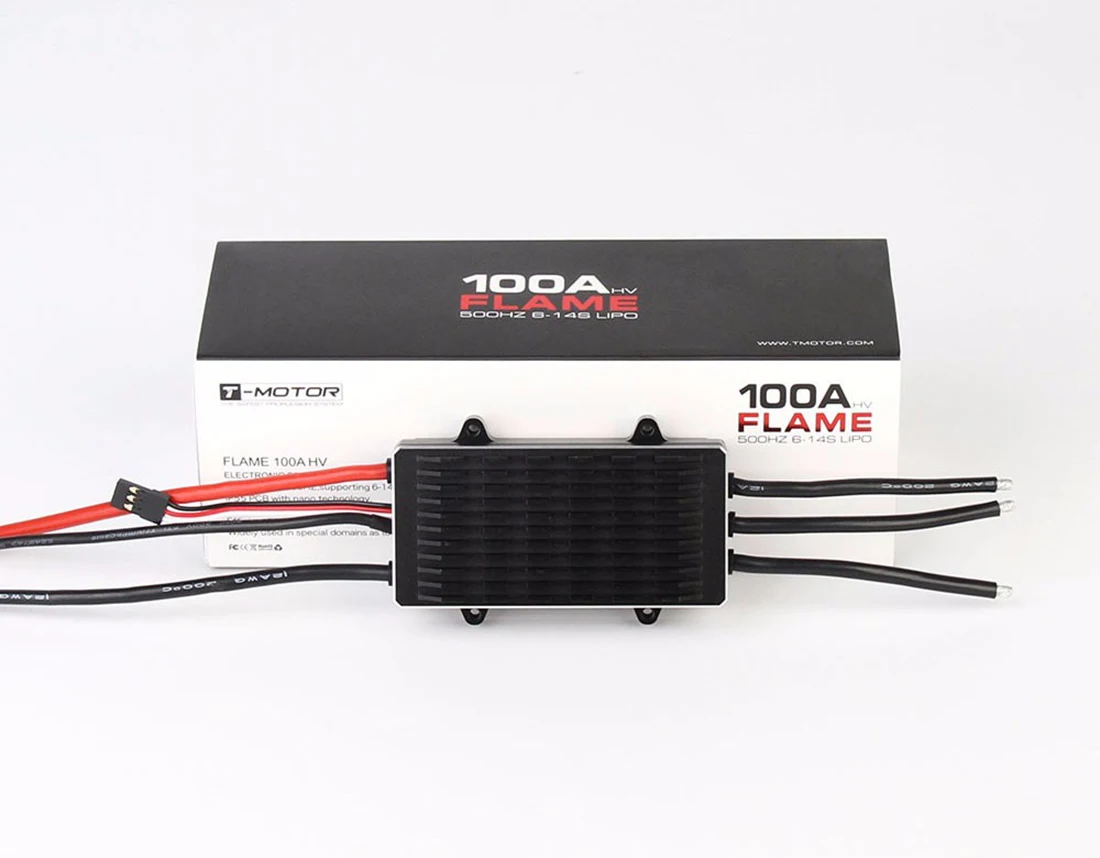 Фото Горячая распродажа: Электронный регулятор скорости VoidFly T-MOTOR FLAME 100A 14S LiPo (6-14S ESC) для вертолетов, мультироторных квадрокоптеров, БПЛА, радиоуправляемых моделей №2