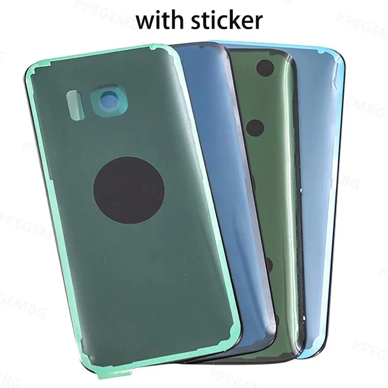 Для Samsung Galaxy S7 G930 G930F Edge G935 задняя крышка батарейного отсека дверца корпус