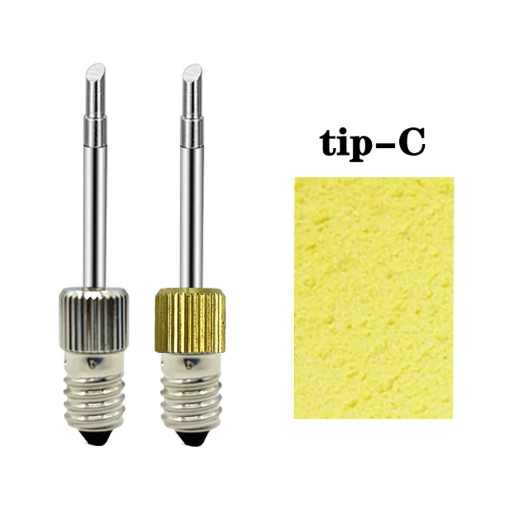 

E10 Interface Soldering Iron Tips Welding Tips USB Soldering Tip Set B C K Type