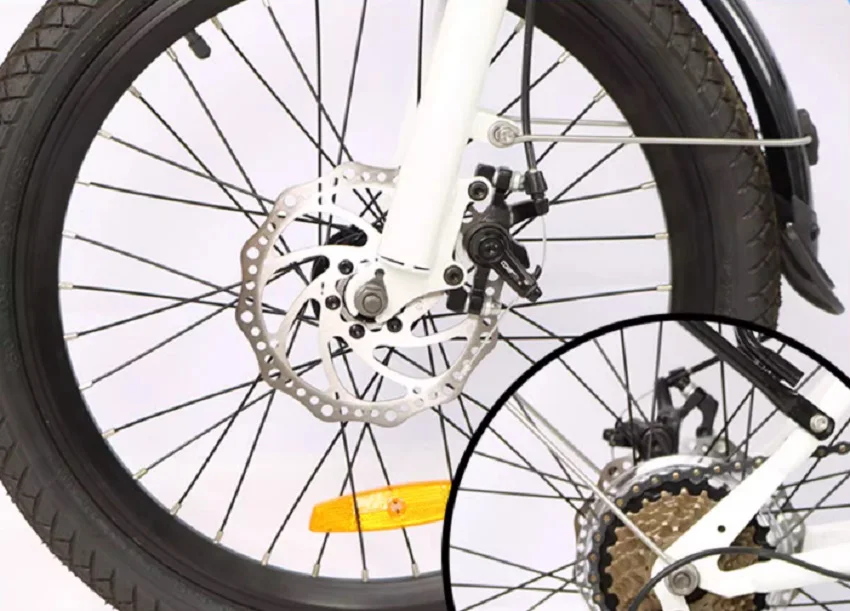 Ультралегкий карбоновый портативный складной 20-дюймовый 6-Скоростной тандемный