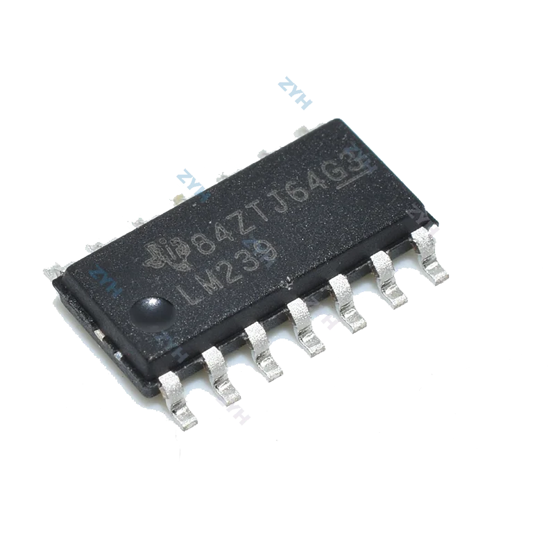 Совершенно новый и оригинальный дифференциальный компаратор LM239DR CMOS, MOS, открытый коллектор, TTL 14-SOIC