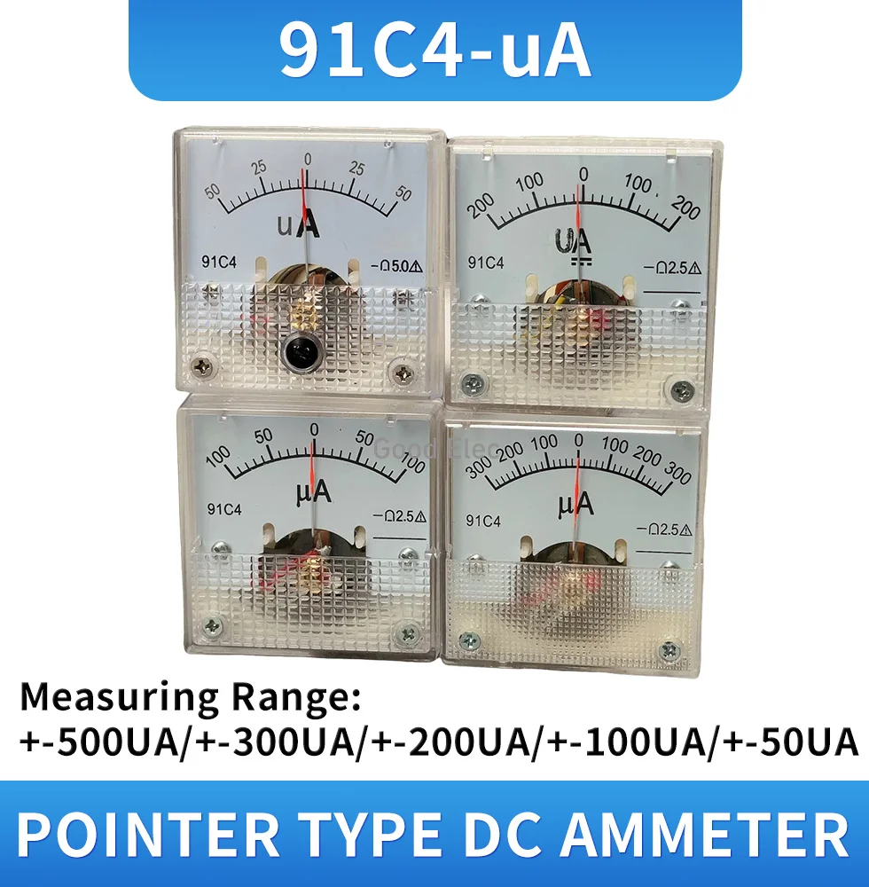Амперметр указателя постоянного тока 91C4-UA 50 А-0-50 А 100 А-0-100 200 А-0-200 300 А-0-300