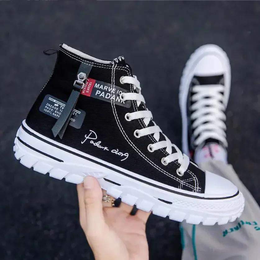 Новая мужская обувь новые высокие кроссовки для мужчин повседневная дышащая на