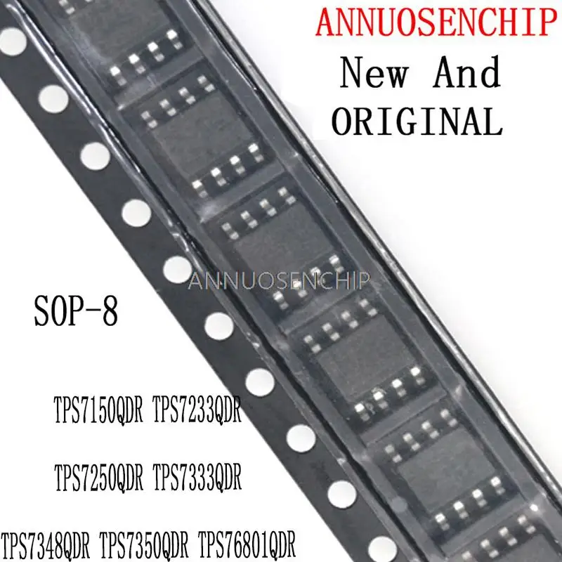 Новые и оригинальные TPS7150Q SOP8 TPS5420QDR TPS7150QDR TPS7233QDR TPS7250QDR TPS7333QDR TPS7348QDR TPS7350QDR TPS76801QDR