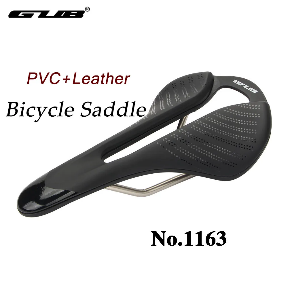 

GUB 1163 PVC Rubber Bottom Nailless Bike Saddle 270x143mm MTB Road Seat Cushion Bicycle parts