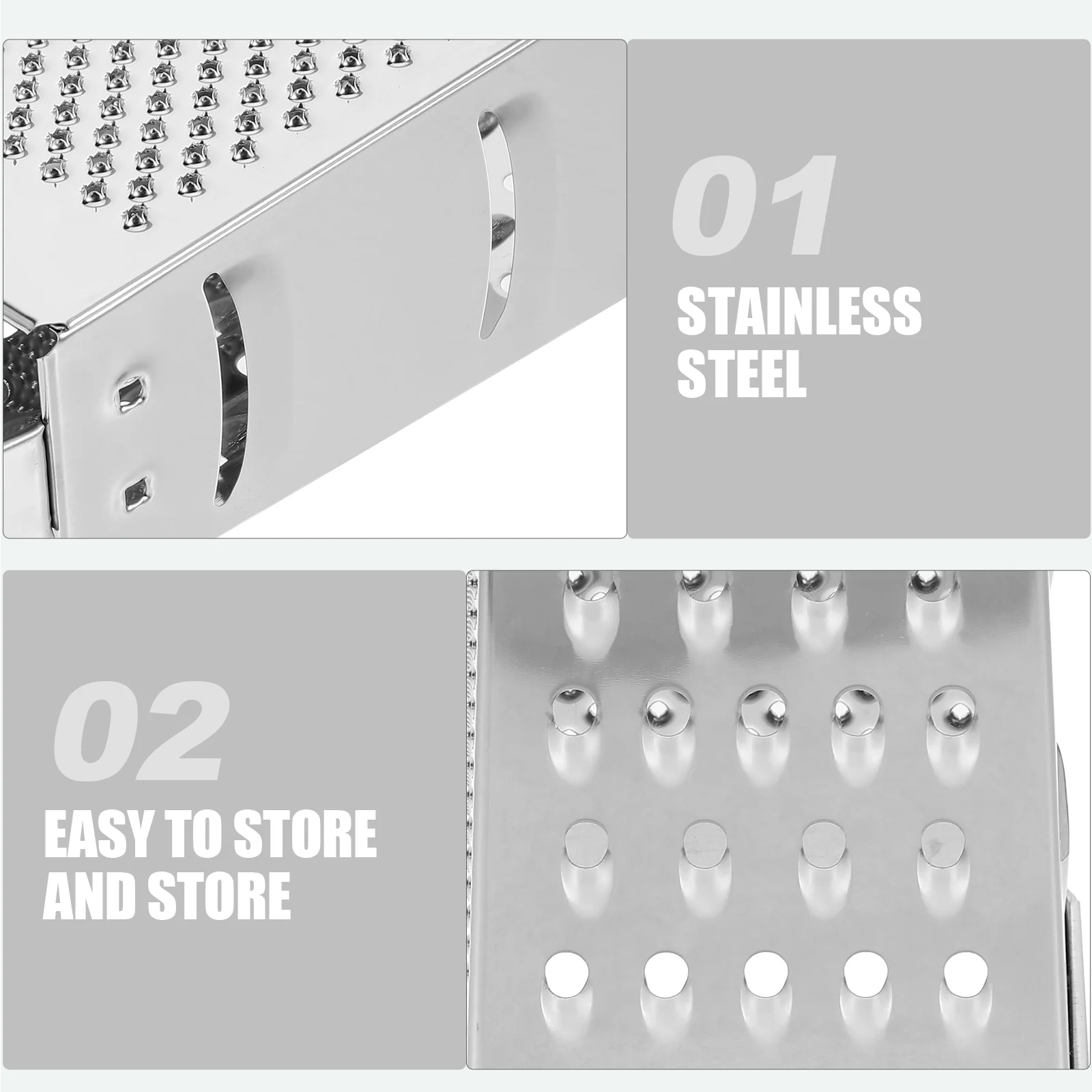 Четырехсторонняя терка из нержавеющей стали для сыра кухонная овощная решетка