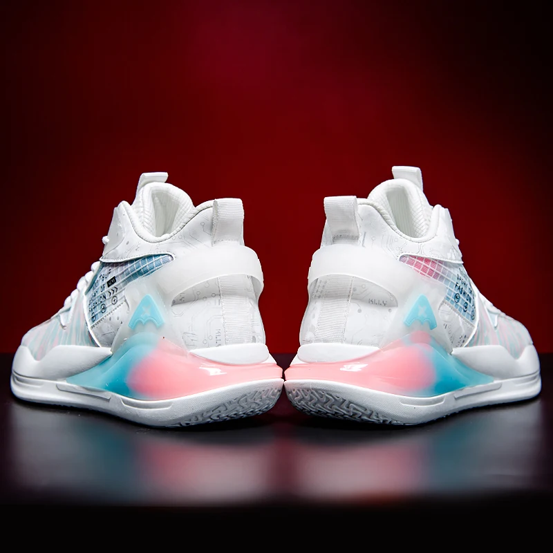 2023 New men's shoes fashion outdoor casual shoes student youth actual combat basketball shoes Breathable sneakers