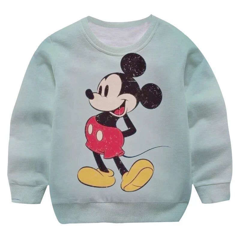 

Boys Mickey Mouse Sweatshirts Children Mickey Sweatshirts Long Sleeve Kids Mouse Costumes Casual Minnie Tops Teenager Clothing