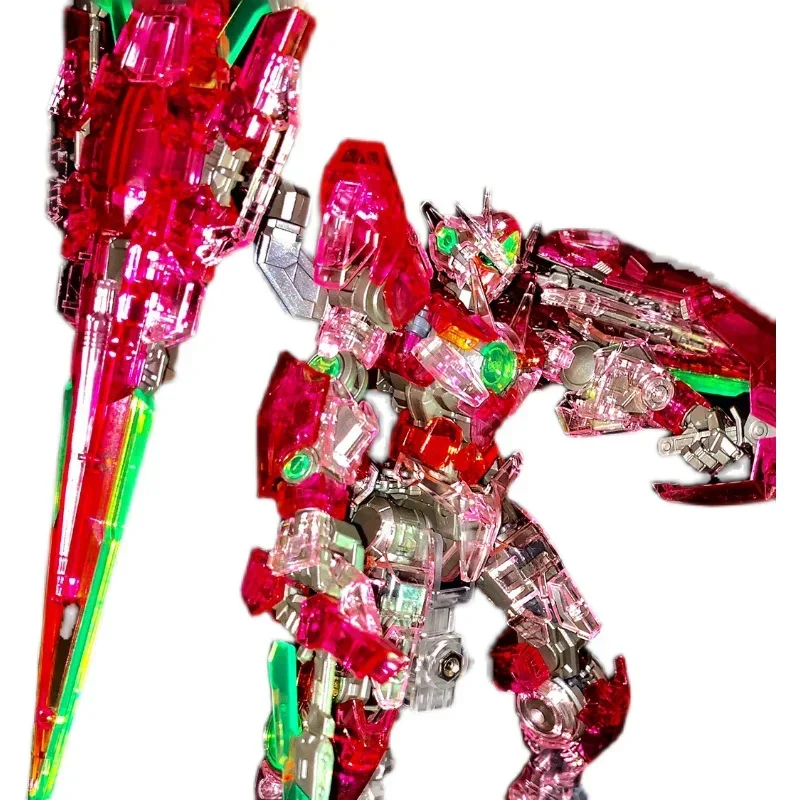 Оригинальная Bandai RG 1/144 THE GUNDAM BASE LIMITED 00 QAN[T] FULL SABER [TRANS-AM CLEAR] аниме Сборная модель
