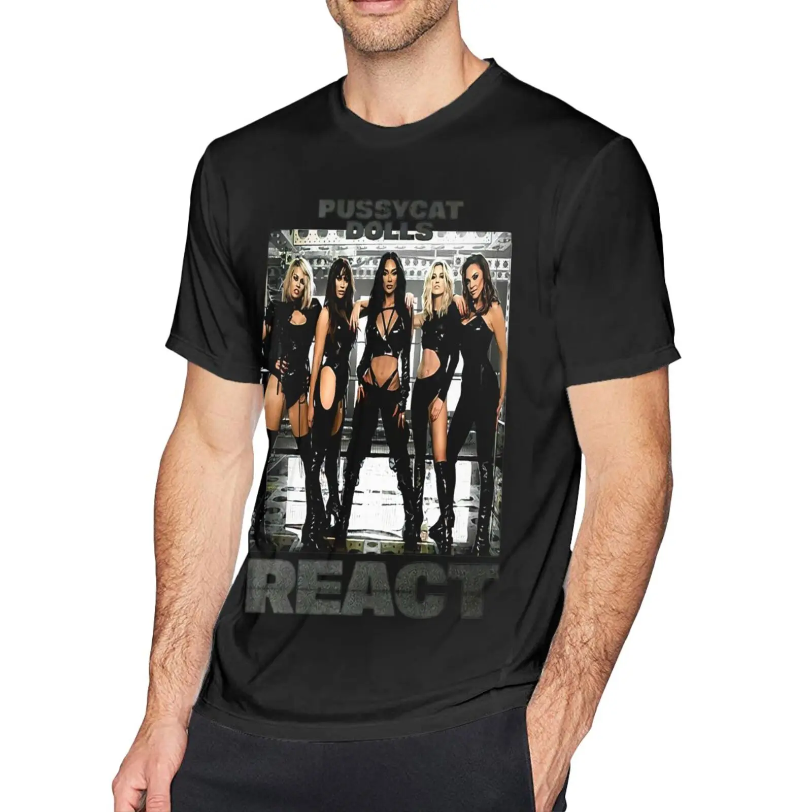 

The Pussycat Dolls React Pcd Reunion 4798 Мужская футболка мужские футболки мужская одежда футболки для женщин блузки Топы футболки для женщин