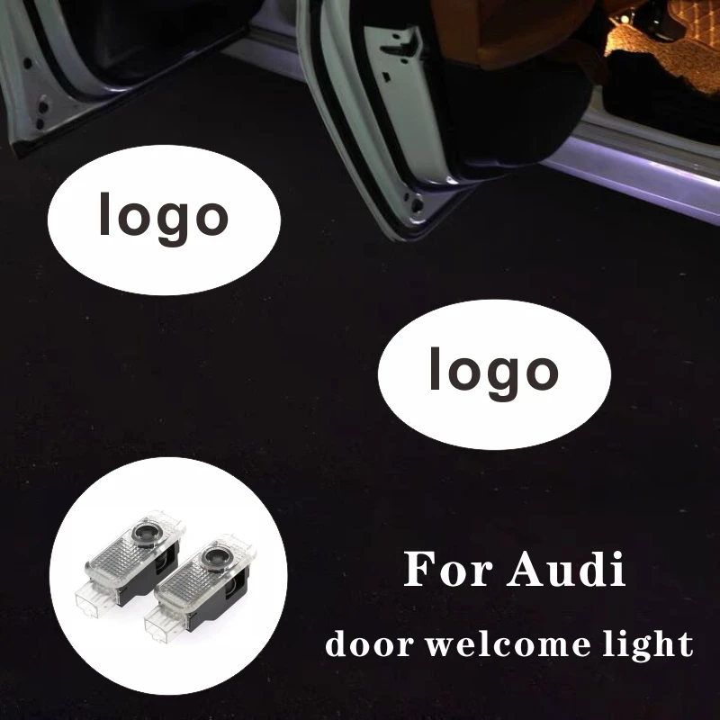 

2 шт., Автомобильные светодиодные ламсветильник-проекторы для Audi A8L A7 A6L Q3 A5 A4L A4A6 A1 A3 R8 Q7 Q5 TT A8