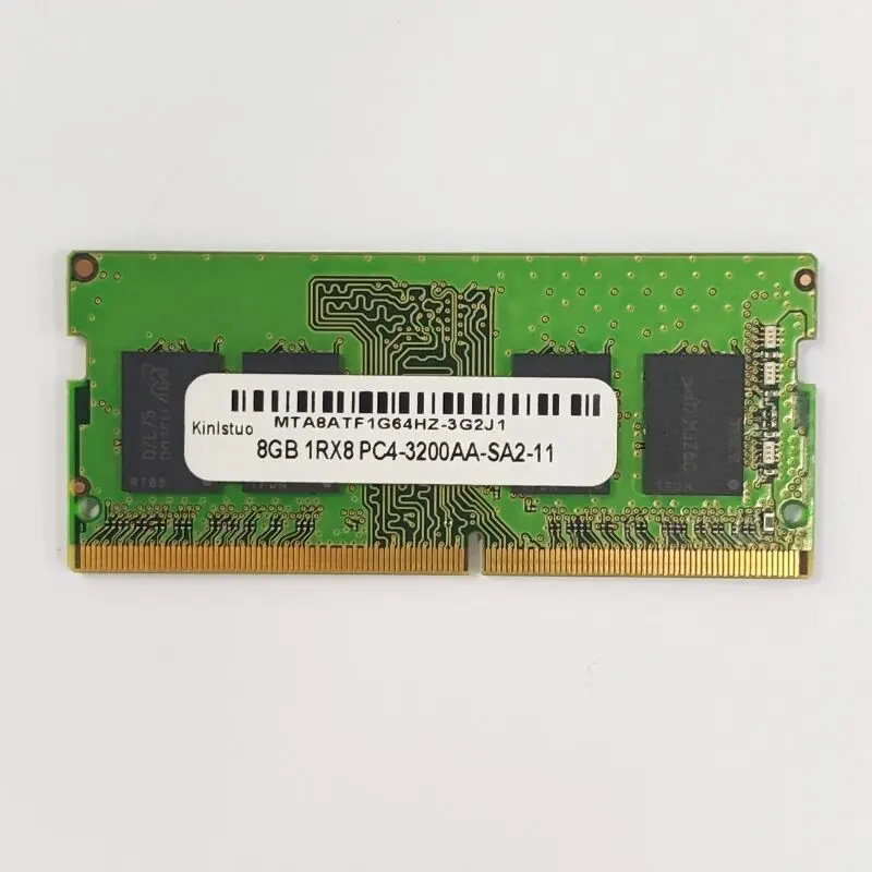 Kinlstuo RAMS DDR4 8 Гб 3200 МГц память для ноутбука DDR4 8 Гб 1RX8 PC4-3200AA-SA2-11 260PIN SODIMM память для ноутбука 1,2 в